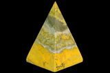 Polished Bumblebee Jasper Pyramid - Indonesia #115007-1